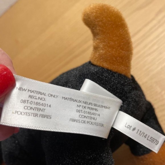 Animal Adventure Rottweiler Bunny Dog Plush Easter Rabbit Ears Stuffed Animal - Picture 7 of 10